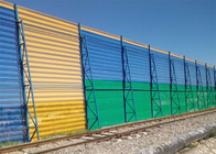 5m Height Windbreak Fence Panels In White Peak Of Height 50mm-100mm