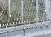 60mm Hole Size Wire Rope Mesh 3mm Diameter Decoration