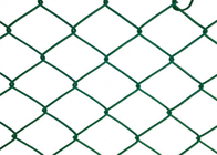 2 Inch * 2 Inch Galvanised Chain Wire Fencing Diamond Hole Green Pvc Coated