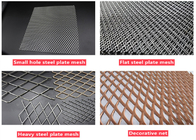 Length 5m-30m Expanded Metal Wire Mesh In Hexagonal Or Custom Shape