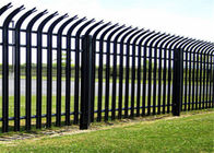 2500mm height galvanized type High Strength Security Steel Palisade Fencing safety protect