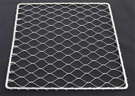 Stainless Steel Wire Rope Mesh Diamond Shaped Hole For Bridge Fencing Use