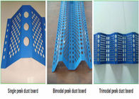 Colorful Guardrail Windbreak Panels , Windproof Dust Control Net Anti - UV
