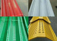Perforated Corrugated Windbreak Fence Panels Anti Dust Environment Friendly