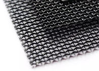Square Hole Black Iron Wire Mesh Fencing 0.8mm Diameter For Chemical Mine Industry