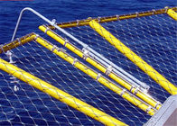 High Strength Helideck Safety Net Offshore Platform Fence 316 Stainless Steel Wire