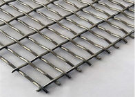 Durable Crimped Wire Mesh Anti Corrosion For Stairs Park Zoo Safety Fence Use