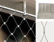 Pure 316 Stainless Steel Material Wire Rope Mesh 50m Length As Safety Net