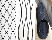 Knotted Type Stainless Steel Rope Mesh Netting Diamond Opening Bright Surface