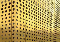 1mm Thickness Circle Hole Perforated Copper Plate 1m Length