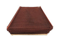 Red Color Painting Stone Vibrating Screen 1.5mm Crimped Mesh