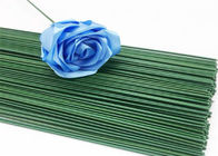 18 Gauge Green Straight Cut Florist 50pcs Paper Covered Wire 60cm Length