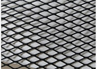 2.4m Length Expanded Metal Wire Mesh Galvanized Steel Black Powder Coated
