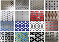 Various Hole Patterns 5mm Punched Metal Sheets Interior Or Exterior Decorations