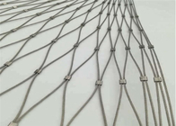 Flexible Ss304 316 1.2mm Wire Rope Mesh For Zoo Animal Enclosure