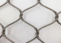 High Strength Knotted 7 × 19 Stainless Steel Wire Rope Mesh 316