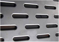 2mm Thick Slot Hole SS304 Perforated Steel Panel For Decoration