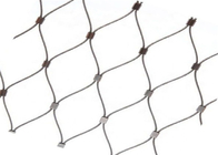 Soft Type 3.5mm Wire Rope Mesh 7x7 Anti Rust Diamond Stainless Steel