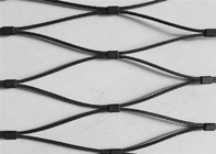 Black 4&quot; × 4&quot; Mesh Size 302 Ss Rope Mesh Fencing Use