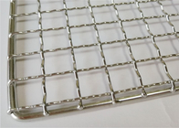 Rectangle Stainless Steel Grill Mesh 1.7mm Wire Thick
