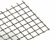28mm Hole Size Crimped Wire Mesh Flat Surface Woven