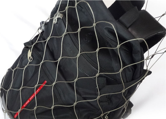 304l Diamond Hole Stainless Steel Wire Mesh Bags Protect Safety 7x7