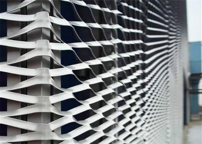 SS304 big hole Multi Shaped Building Expanded stainless steel mesh