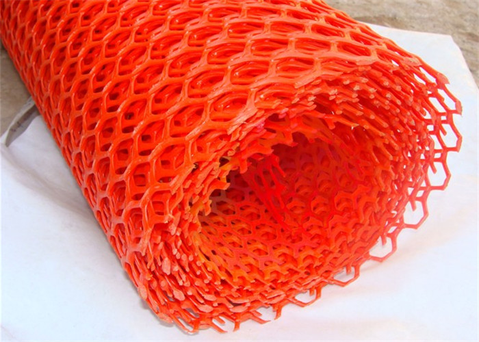 Colorful Extruded Plastic Mesh Netting Wear Resistance For Chemical / Food Industry