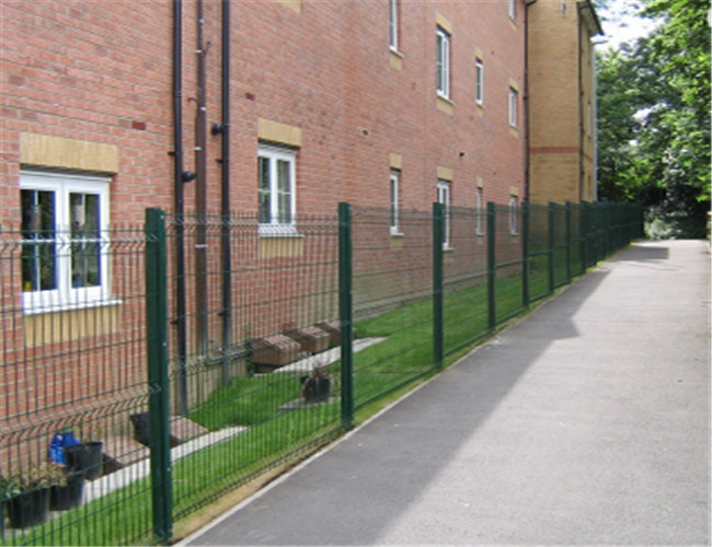 Heavy Galvanised Steel Mesh Fence Panels 4mm Wire Rectangle Hole