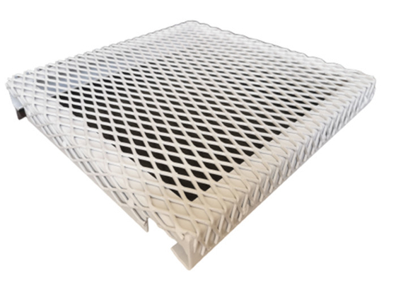 White Frame 8mm Thickness Gi Expanded Metal Mesh Stainless Steel 304