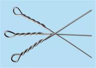 2.5m Length Galvanized Baling Wire 12 Gauge 15 Gauge Single Loop