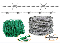 14 Gauge Barbed Tape Concertina Wire 200m Long Highway Protection