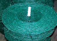 1.2mm 15kg Coil Weight Galvanized Razor Barbed Wire Green Iron