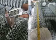 High Strength Galvanized Steel Chain Link Fence 6ft Height 18m Length Roll