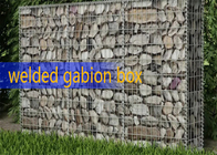 Outdoor Landscape Rectangle Hole Welded Gabion Box Galvanized Stone Filled