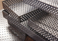 Perforated Metal Screen Wall , Perforated Steel Mesh Sheets For Safety Protection
