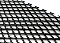 8.1mm Hole Black Aluminum Expanded Metal Mesh Power Coated