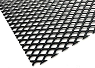 8.1mm Hole Black Aluminum Expanded Metal Mesh Power Coated