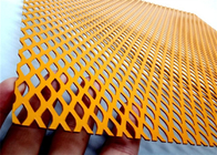 3mm Thick Yellow Micro Diamond Hole Expanded Metal Mesh  Corrosion Protection