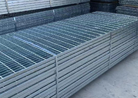 1m 1.2m Width Galvanized Walkway Floor Gratings High Load Capacity