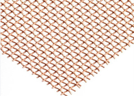 1m Width Woven Copper Mesh Laminated Glass Decoration Project Use