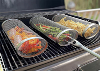 Outdoor Vegetable 304 Stainless Steel Grilling Basket 20x9x9cm