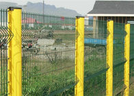Colored Steel Wire Mesh Security Fence , Garden Mesh Fencing Durable Easy Install