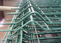 Green Steel 3D Wire Mesh Fence Panles  For Airport / Construction / Railway