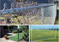 Outdoor Steel Wire Mesh Fence Galvanized Chain Link Fence Height 1.8mm