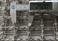 25mm Square Hole strong tensile Stainless Steel Woven Wire Mesh