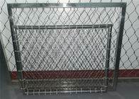 Safety SS 304 Wire Rope Mesh Steel Cable Netting For Stairs Railing Install Use