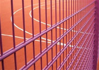 Pvc Coated Double Wire Mesh Fence , Durable Metal Mesh Fencing Easy Install