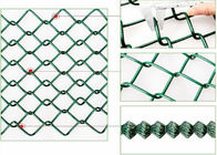 Outdoor Steel Wire Mesh Fence Galvanized Chain Link Fence Height 1.8mm