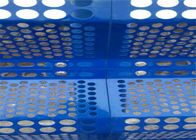 Anti - UV Windbreak Anti Dust Fence Panels Perforated Plate 0.7mm Thickness